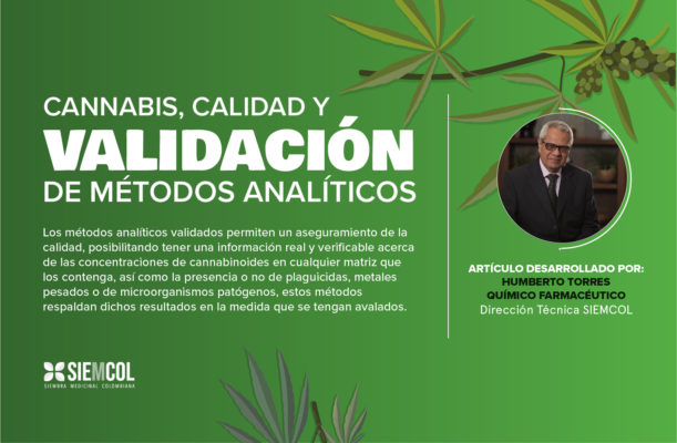 Cannabis, calidad y validación de métodos analíticos